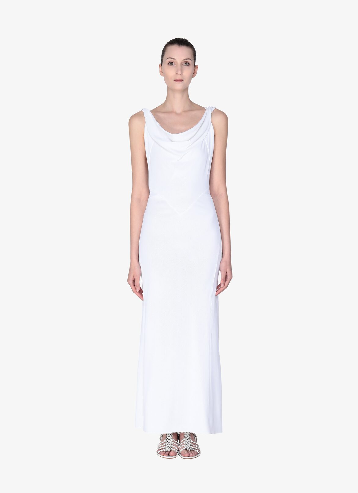 Long Dress ALAÏA WHITE LONG DRESS